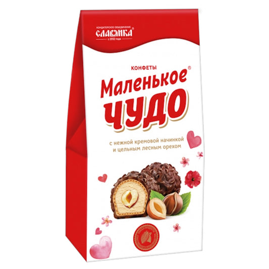 Malenkoe chudo chocolate candy with hazelnut 118G
