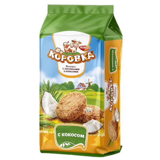 Korovka Oat Cookies with Coconut - 190g