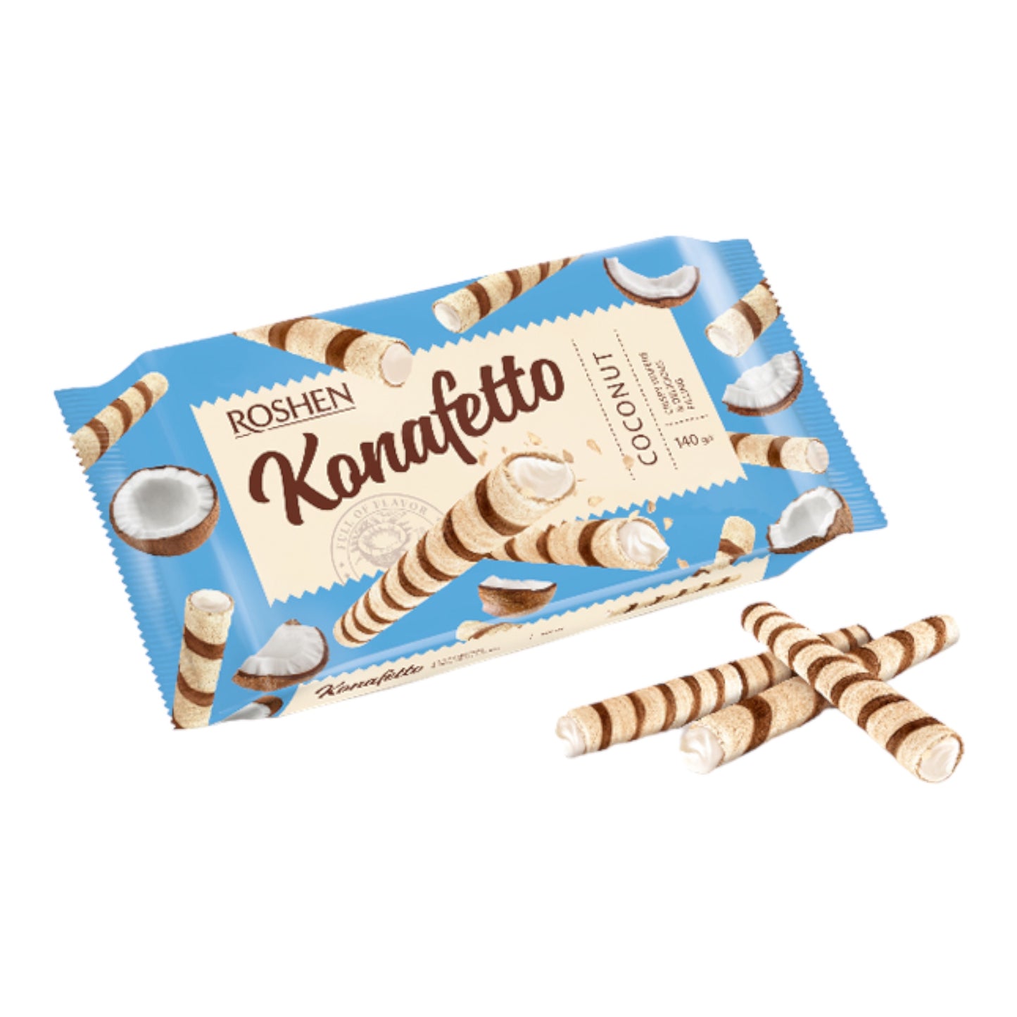 Konafetto Wafer Rolls - 4 Flavors