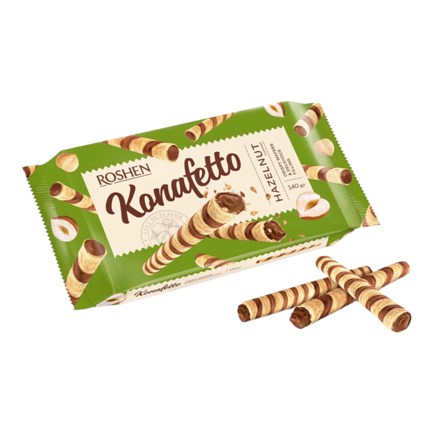 Konafetto Wafer Rolls - 4 Flavors