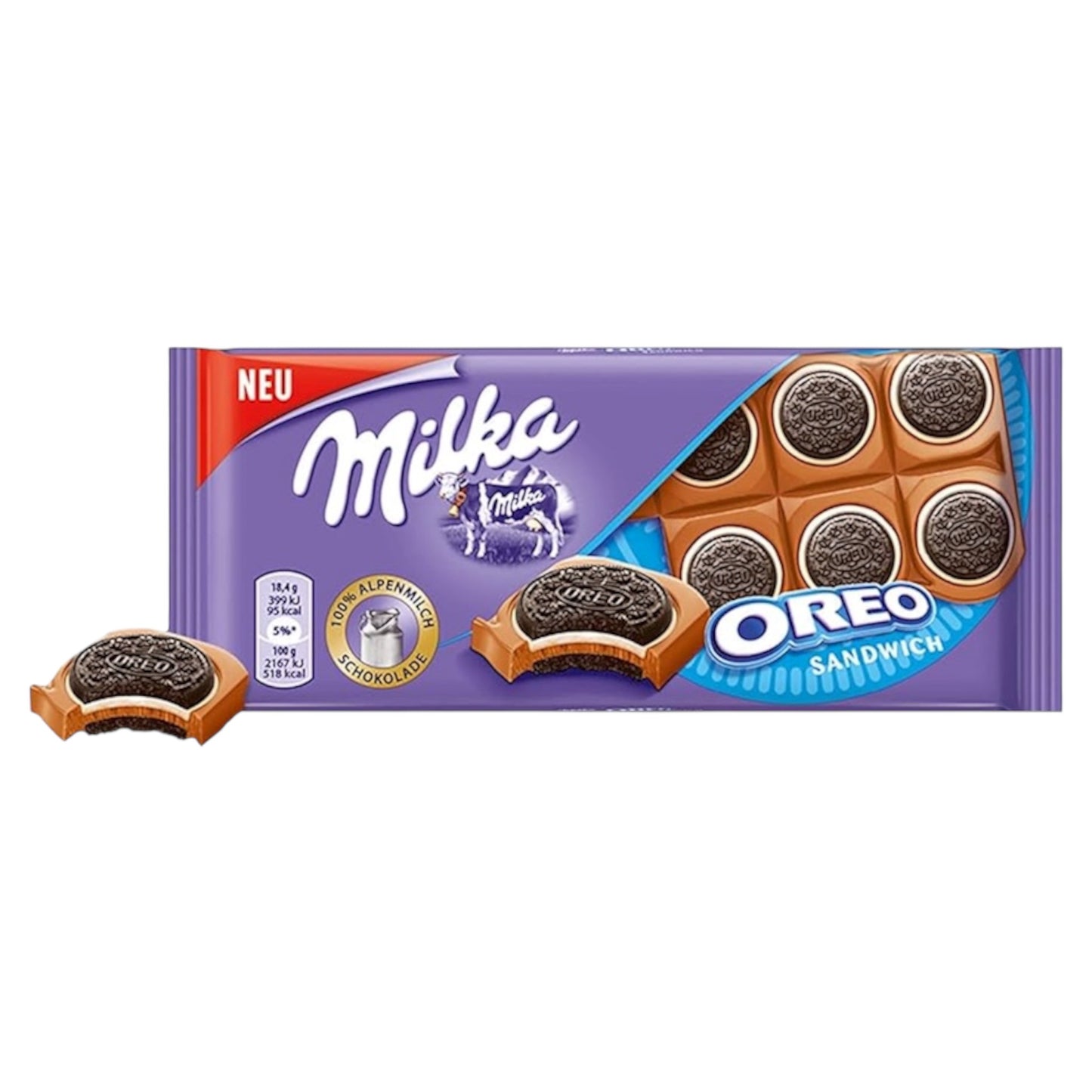 Milka Chocolate Bar 20 Flavors